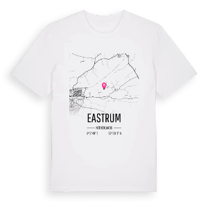 Eastrum karta t-shirt – ekologisk bomull t-shirt från Pinshirt