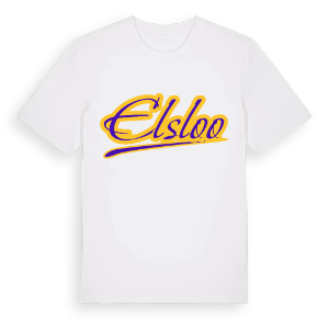 Elsloo baseball t-shirt – ekologisk bomull t-shirt från Pinshirt