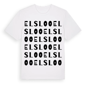 Elsloo ordlek t-shirt – ekologisk bomull t-shirt från Pinshirt