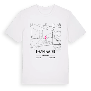 Feankleaster karta t-shirt – ekologisk bomull t-shirt från Pinshirt
