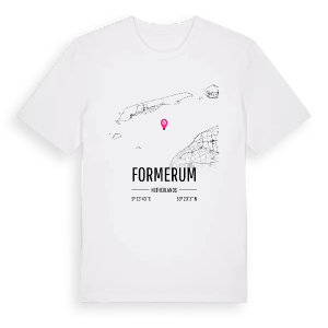 Formerum karta t-shirt – ekologisk bomull t-shirt från Pinshirt