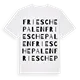 Frieschepalen ordlek t-shirt