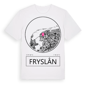 Fryslân t-shirt – ekologisk bomull t-shirt från Pinshirt