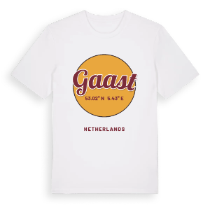Gaast cirkel t-shirt – ekologisk bomull t-shirt från Pinshirt