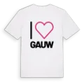 Jag älskar Gauw t-shirt stort tryck