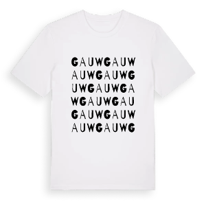 Gauw ordlek t-shirt – ekologisk bomull t-shirt från Pinshirt