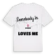 Någon i Ginnum älskar mig t-shirt