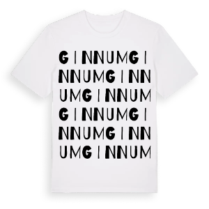 Ginnum ordlek t-shirt – ekologisk bomull t-shirt från Pinshirt