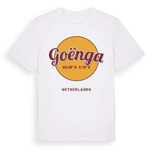 Goënga cirkel t-shirt – ekologisk bomull t-shirt från Pinshirt