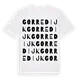 Gorredijk ordlek t-shirt