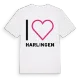Jag älskar Harlingen t-shirt stort tryck