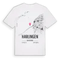 Harlingen karta t-shirt