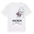 Harlingen karta t-shirt