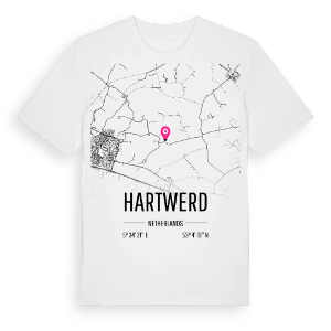 Hartwerd karta t-shirt – ekologisk bomull t-shirt från Pinshirt