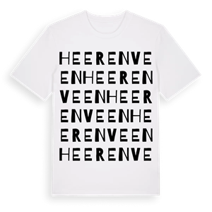 Heerenveen ordlek t-shirt – ekologisk bomull t-shirt från Pinshirt