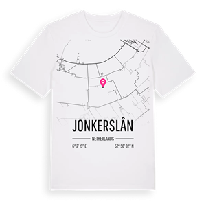 Jonkerslân karta t-shirt – ekologisk bomull t-shirt från Pinshirt