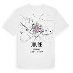 Joure karta t-shirt – ekologisk bomull t-shirt från Pinshirt