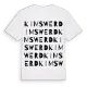 Kimswerd ordlek t-shirt