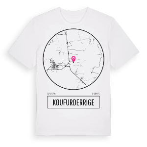 Koufurderrige t-shirt – ekologisk bomull t-shirt från Pinshirt