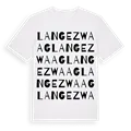 Langezwaag ordlek t-shirt