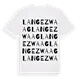 Langezwaag ordlek t-shirt