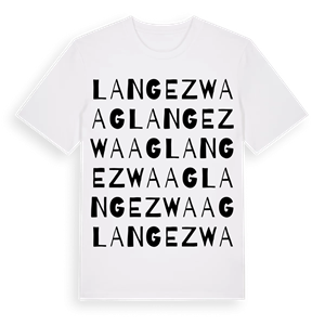 Langezwaag ordlek t-shirt – ekologisk bomull t-shirt från Pinshirt