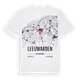 Leeuwarden karta t-shirt