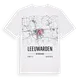 Leeuwarden karta t-shirt