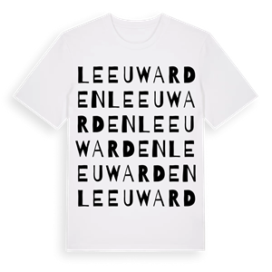 Leeuwarden ordlek t-shirt – ekologisk bomull t-shirt från Pinshirt
