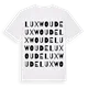 Luxwoude ordlek t-shirt