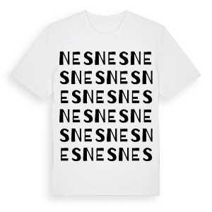 Nes ordlek t-shirt – ekologisk bomull t-shirt från Pinshirt