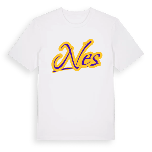 Nes baseball t-shirt – ekologisk bomull t-shirt från Pinshirt