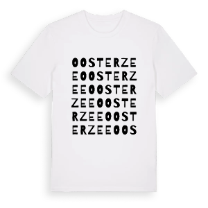 Oosterzee ordlek t-shirt – ekologisk bomull t-shirt från Pinshirt
