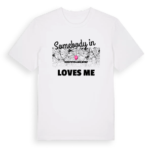 Någon i Ooststellingwerf älskar mig t-shirt – ekologisk bomull t-shirt från Pinshirt