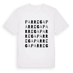 Parrega ordlek t-shirt – ekologisk bomull t-shirt från Pinshirt