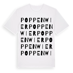 Poppenwier ordlek t-shirt – ekologisk bomull t-shirt från Pinshirt