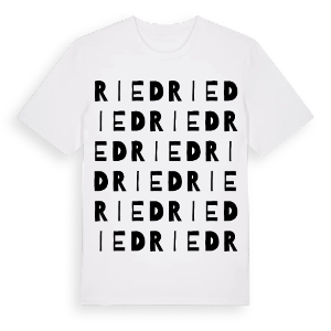 Ried ordlek t-shirt – ekologisk bomull t-shirt från Pinshirt