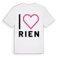 Jag älskar Rien t-shirt stort tryck