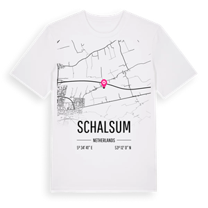 Schalsum karta t-shirt – ekologisk bomull t-shirt från Pinshirt