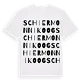 Schiermonnikoog ordlek t-shirt
