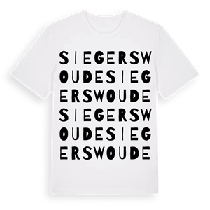 Siegerswoude ordlek t-shirt – ekologisk bomull t-shirt från Pinshirt