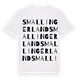 Smallingerland ordlek t-shirt