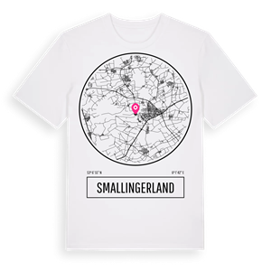 Smallingerland t-shirt – ekologisk bomull t-shirt från Pinshirt