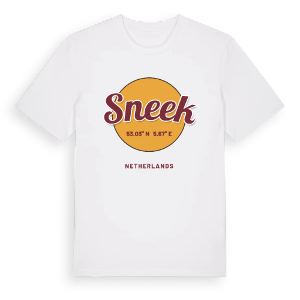 Sneek cirkel t-shirt – ekologisk bomull t-shirt från Pinshirt