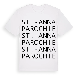 St.-Annaparochie ordlek t-shirt – ekologisk bomull t-shirt från Pinshirt