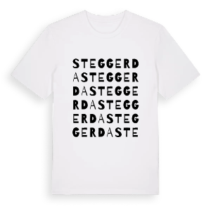 Steggerda ordlek t-shirt – ekologisk bomull t-shirt från Pinshirt