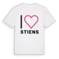 Jag älskar Stiens t-shirt stort tryck