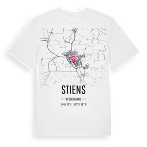 Stiens karta t-shirt – ekologisk bomull t-shirt från Pinshirt