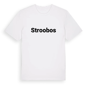 Stroobos fetstil t-shirt – ekologisk bomull t-shirt från Pinshirt