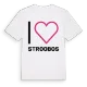 Jag älskar Stroobos t-shirt stort tryck